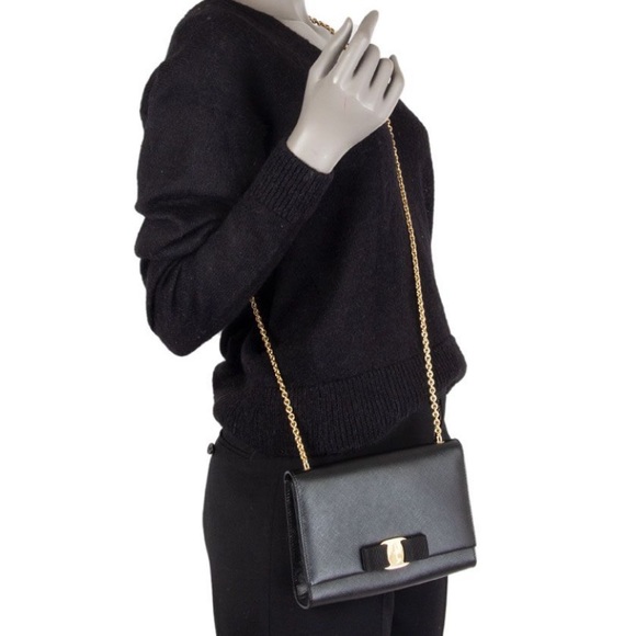 Salvatore Ferragamo Black Crossbody - Picture 1 of 11